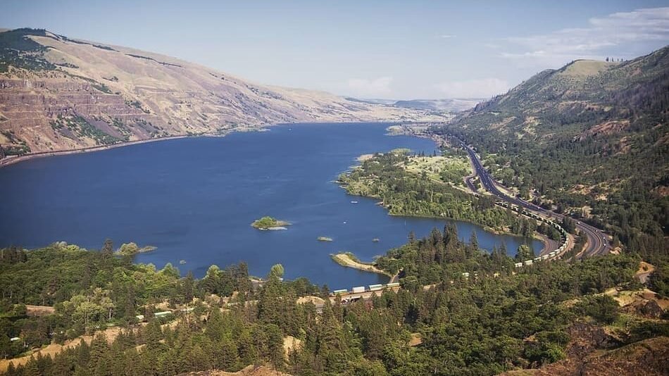 Columbia River from Rowena Crest