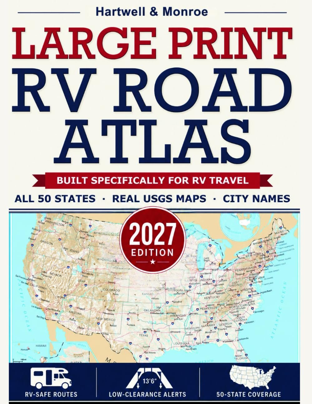 Cover of Large Print RV Road Atlas